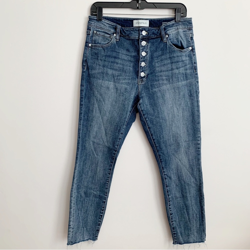 EUC Stonefield Conrad High Rise Ankle Skinny Button Fly Jeans Size 32x27